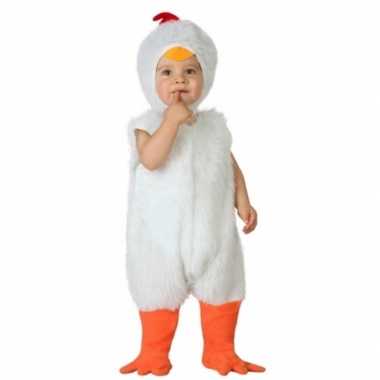 Carnaval kippen kostuum peuters huispak