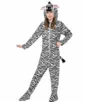 Jumpsuit zebra all one kinderen huispak